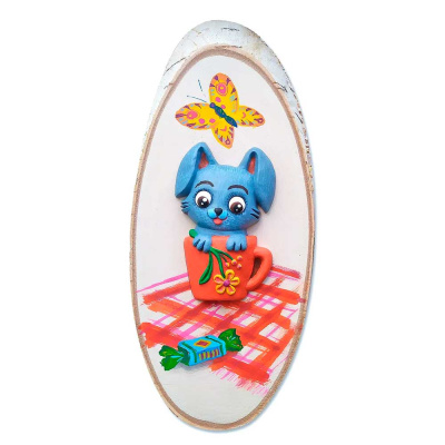 Набор для творчества Объемная аппликация Чудо в чашке Фантазер 707306 01